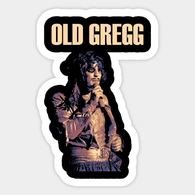 Old Gregg Classic Sticker by demarsi anarsak
